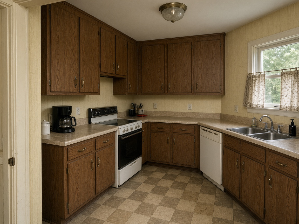 Kitchen before remodel